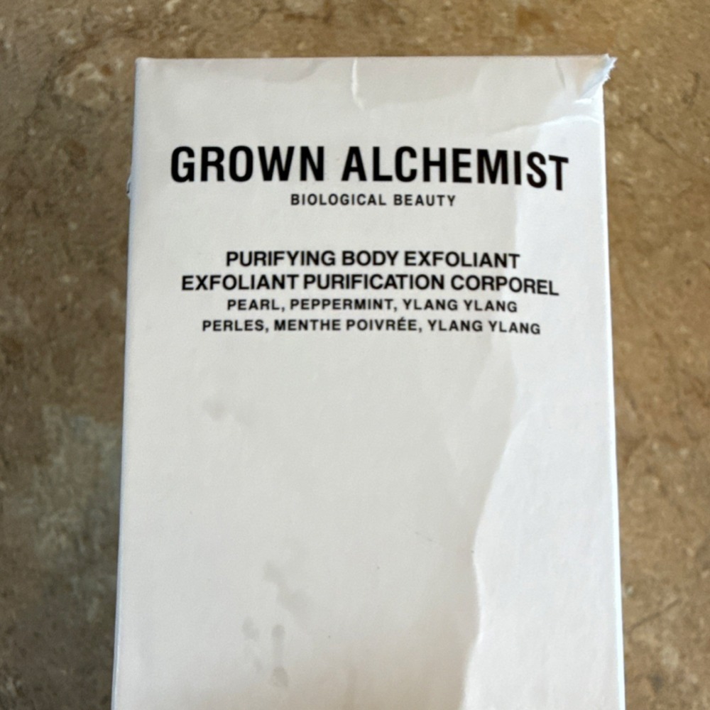 Grown Alchemist Body Scrub Pearl Peppermint Ylang Ylang 170mL